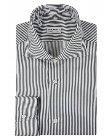 CAMICIA BASTONCINO COLLO FRANCESE - VERDE